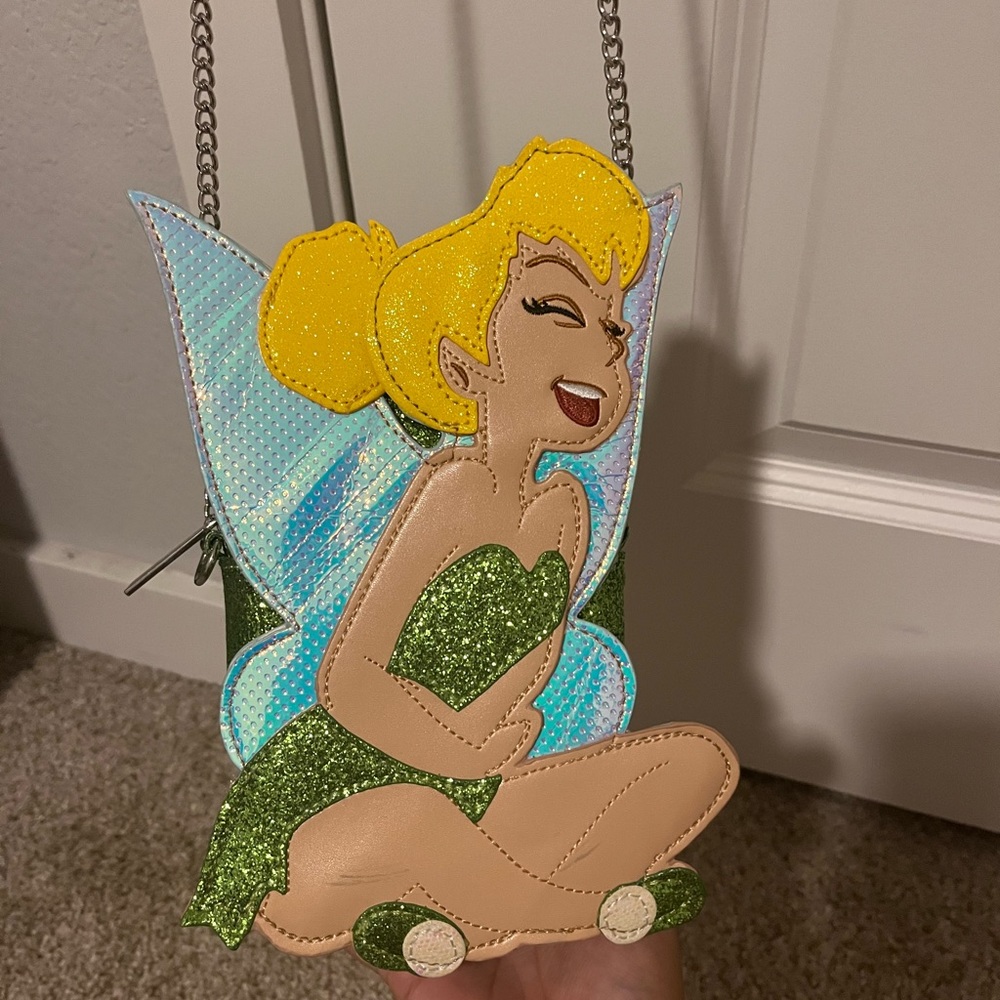Danielle Nicole laughing Tinkerbell purse
